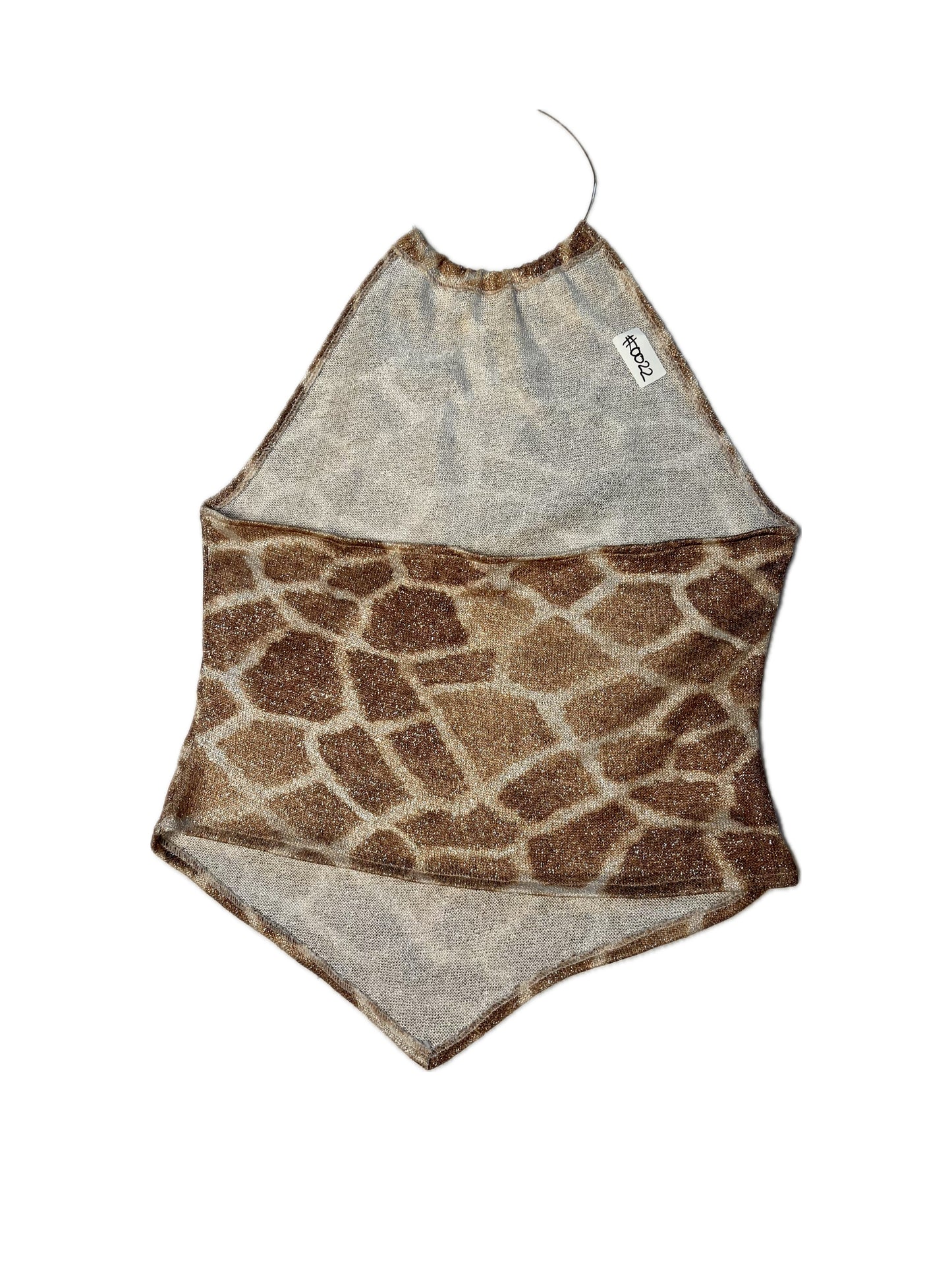 Giraffe glitter top #0022
