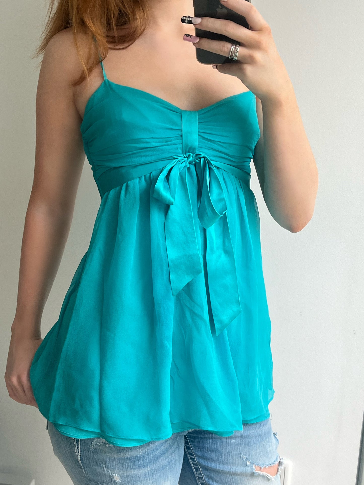 Turquoise top #0053