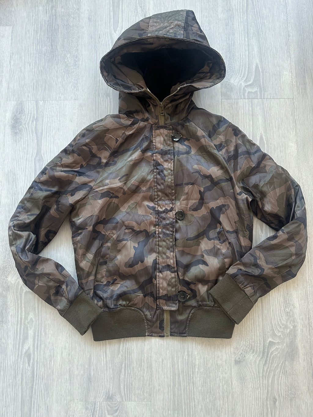 Camouflage Bomber Jacket (M)