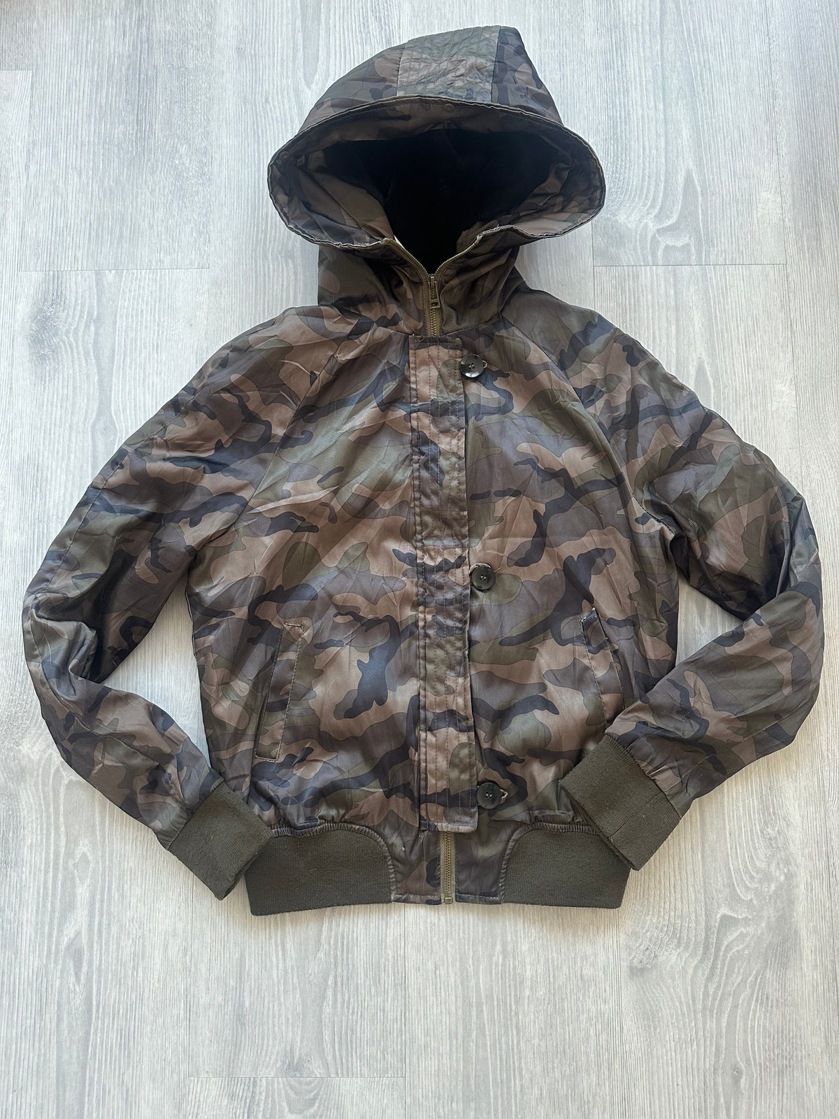 Camouflage Bomber Jacket (M)
