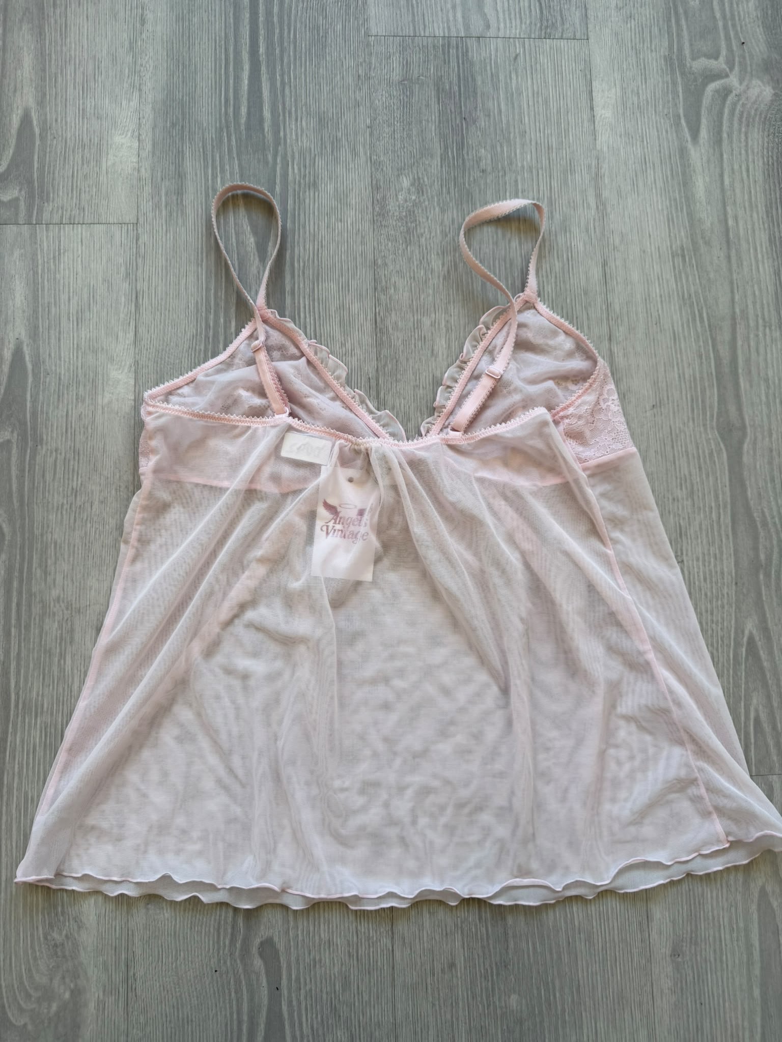 Rose Lace Mesh Cami