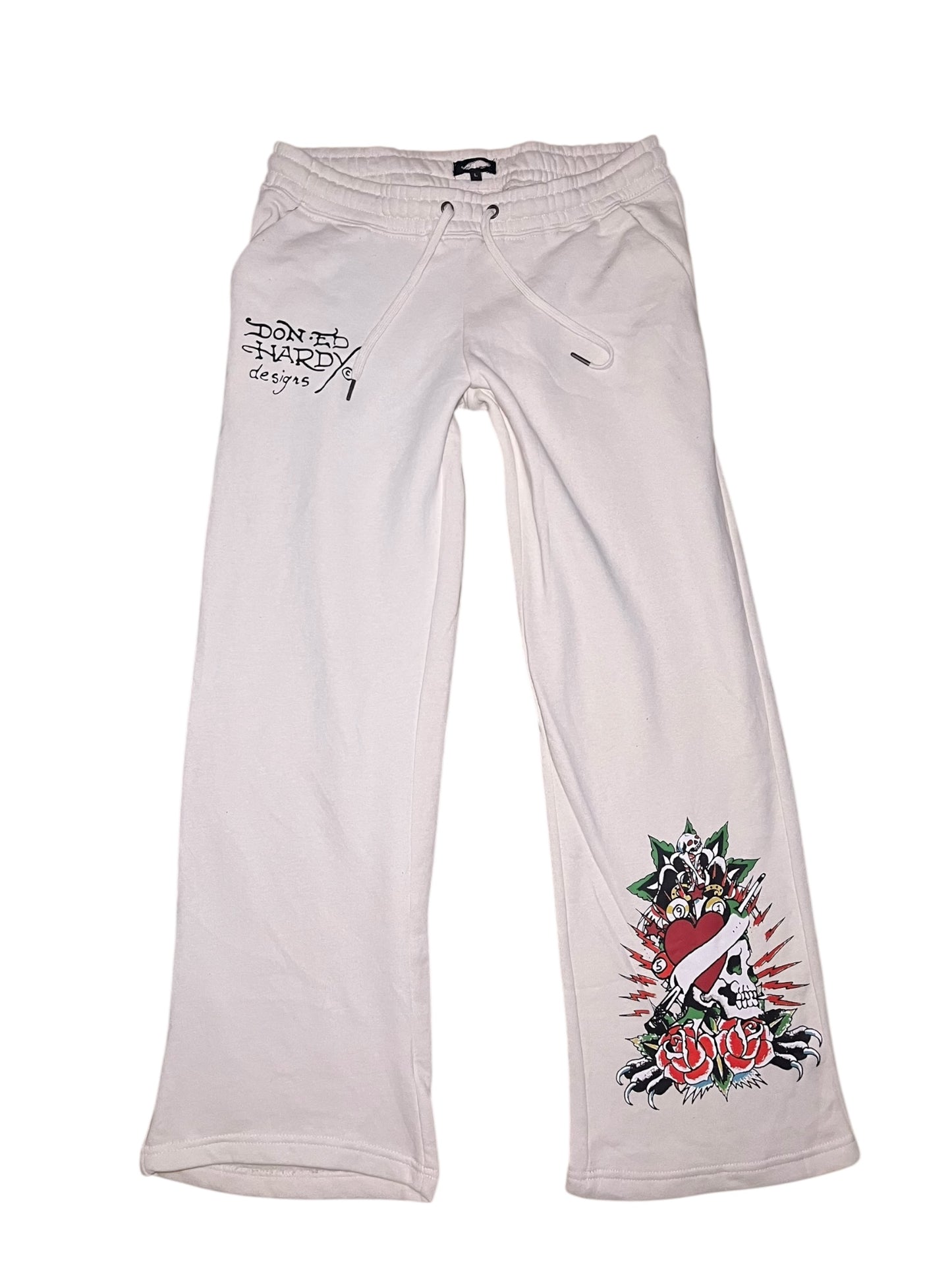 Ed Hardy Tracksuit White 2