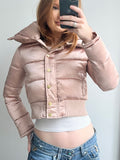 Rose Gold crop jacket