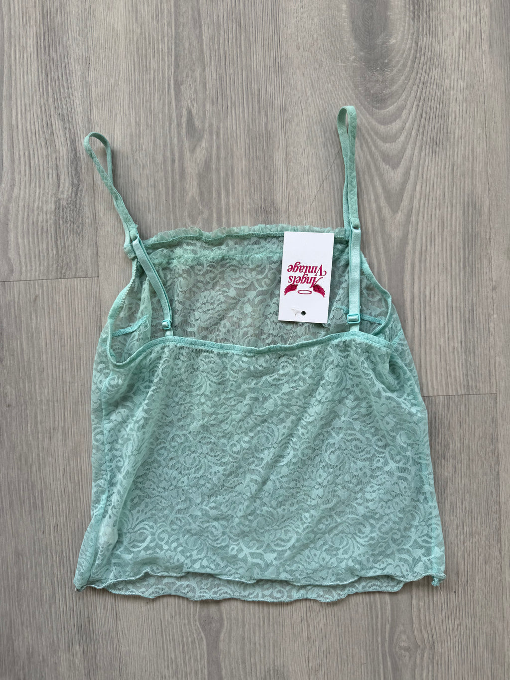 Turquoise Lace Top