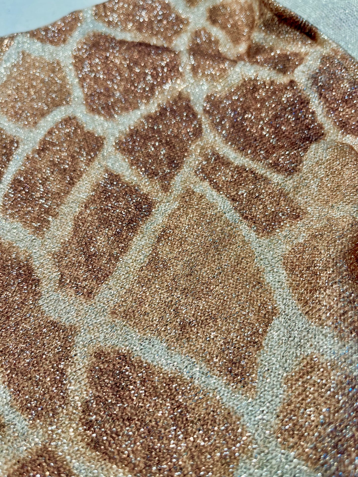 Giraffe glitter top #0022