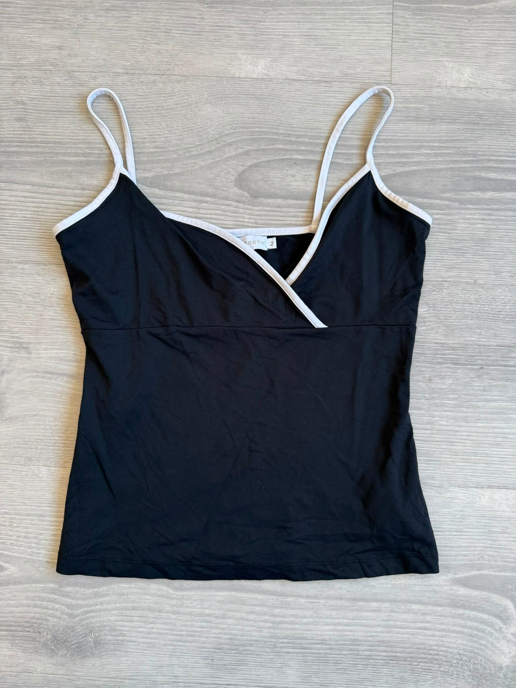 Black white top