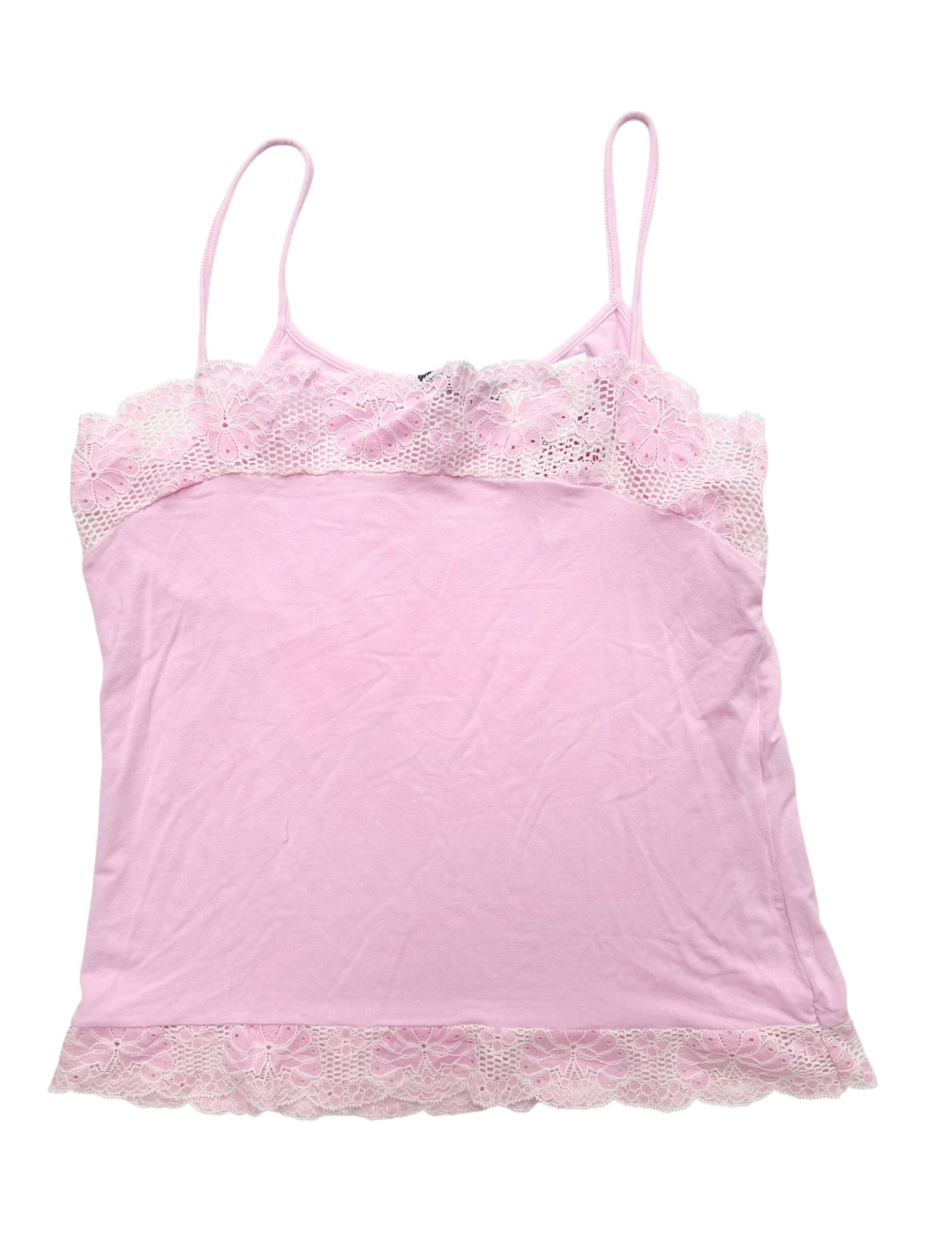 Pink top with lace