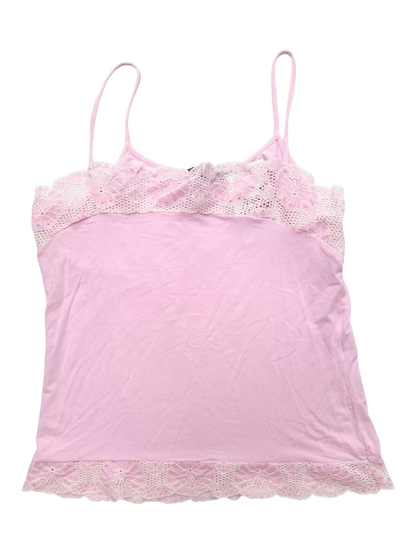 Pink top with lace