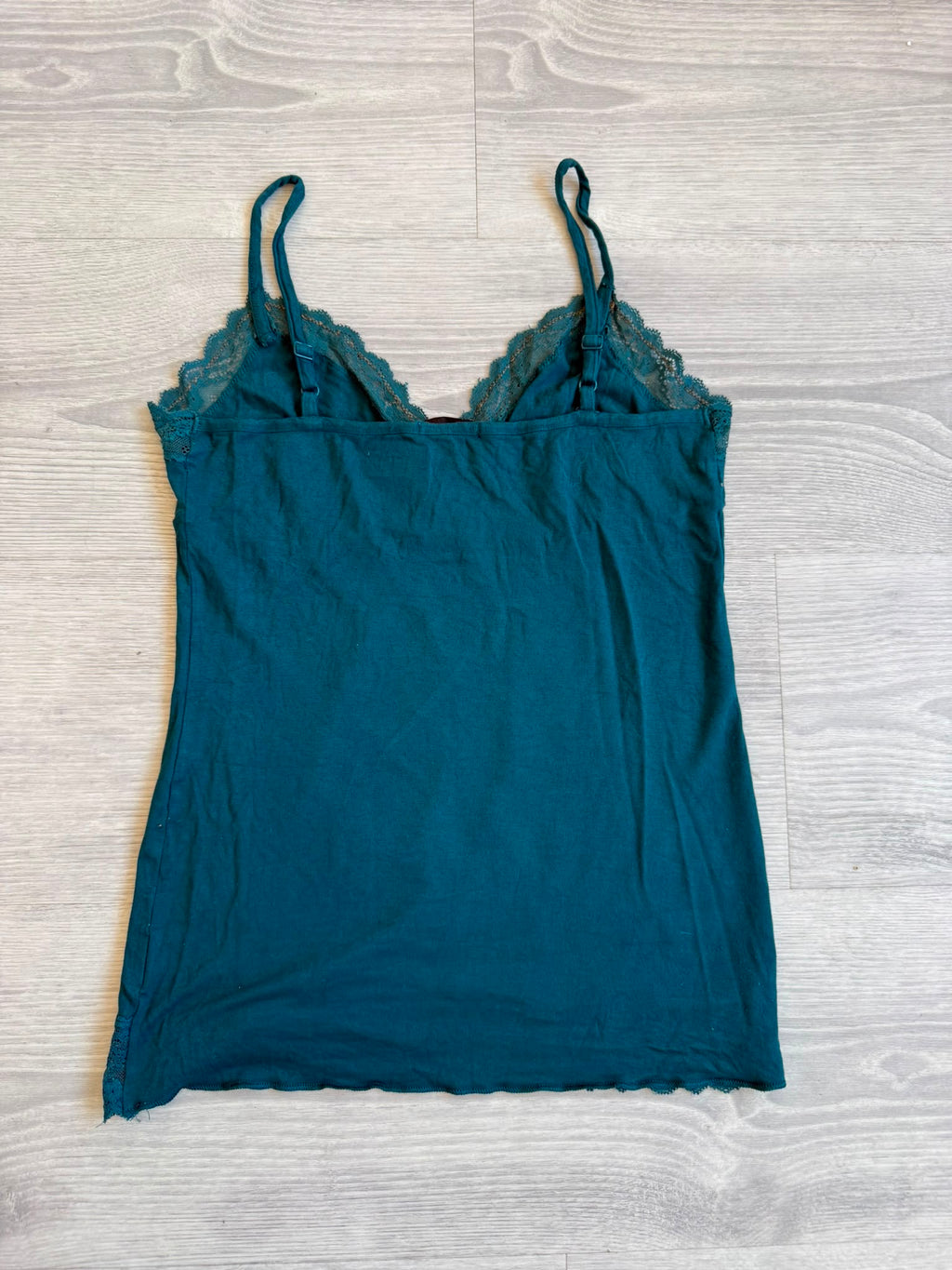 Teal Lace Cami