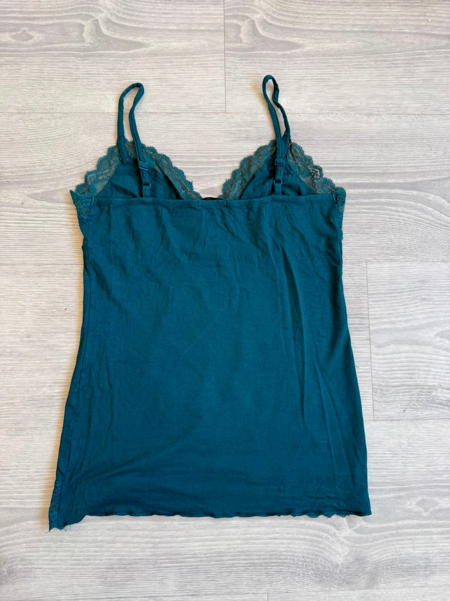 Teal Lace Cami
