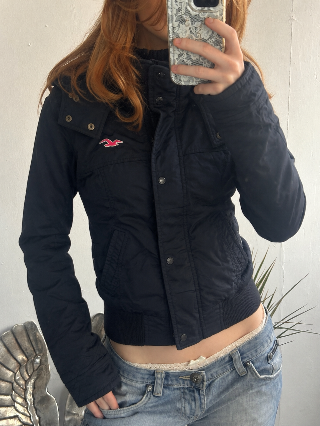 Hollister Navy Jacket (S-M)