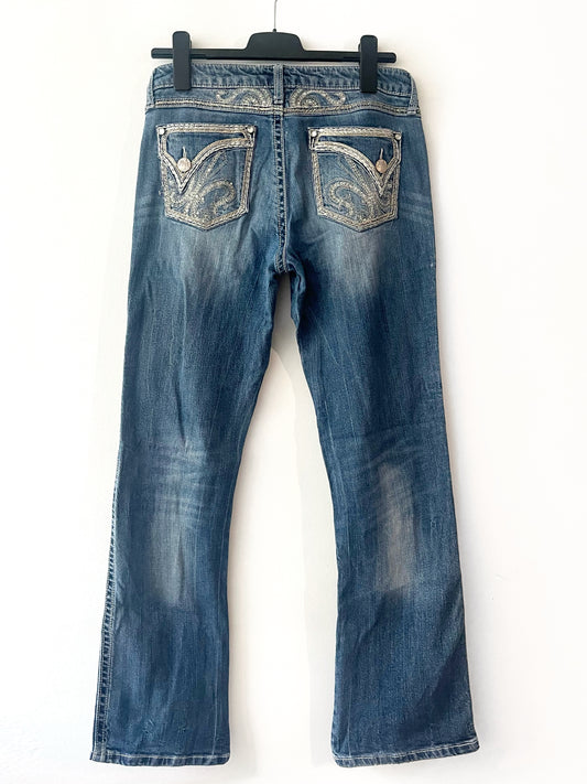 Y2K glitter Jeans #0004