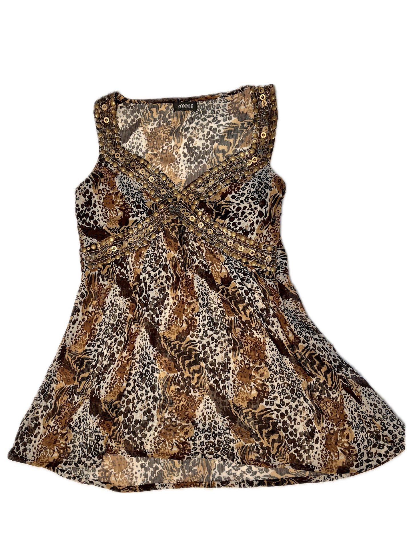 Long leopard Top #0017