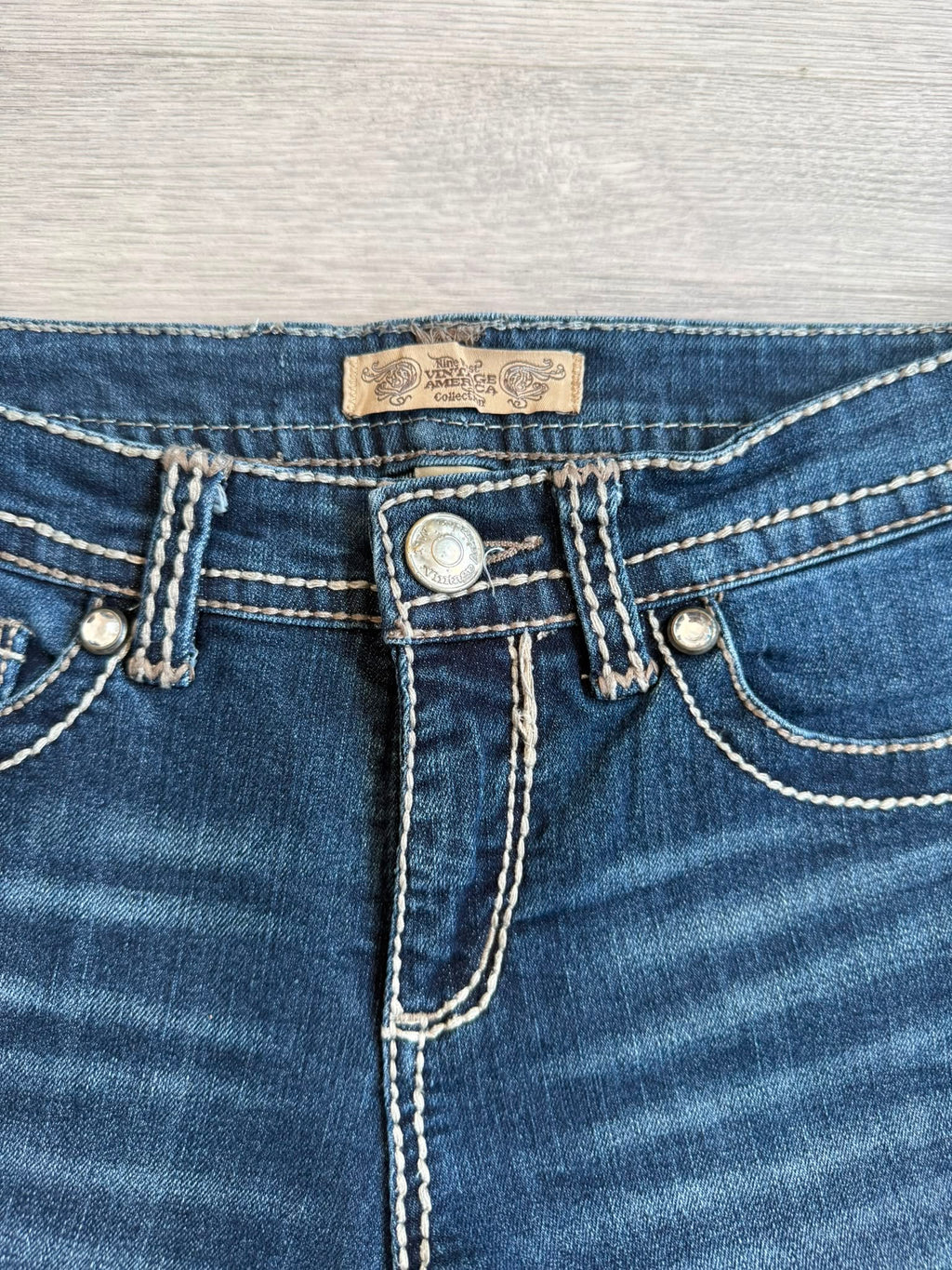 Rhinestone embroidered Shorts