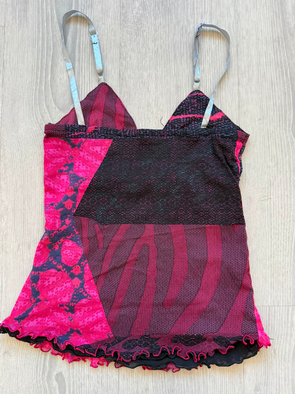Pink and Black Top