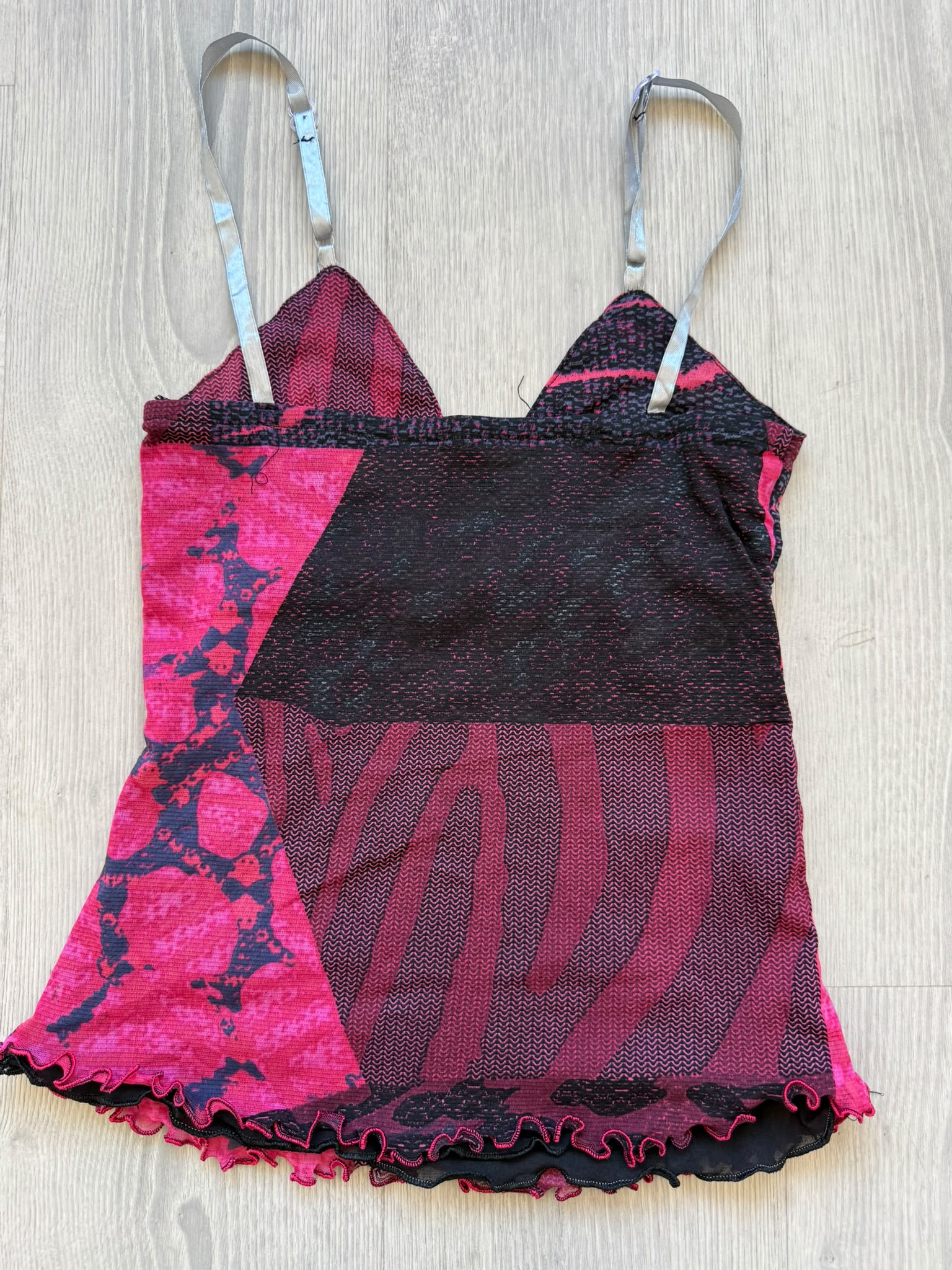 Pink and Black Top