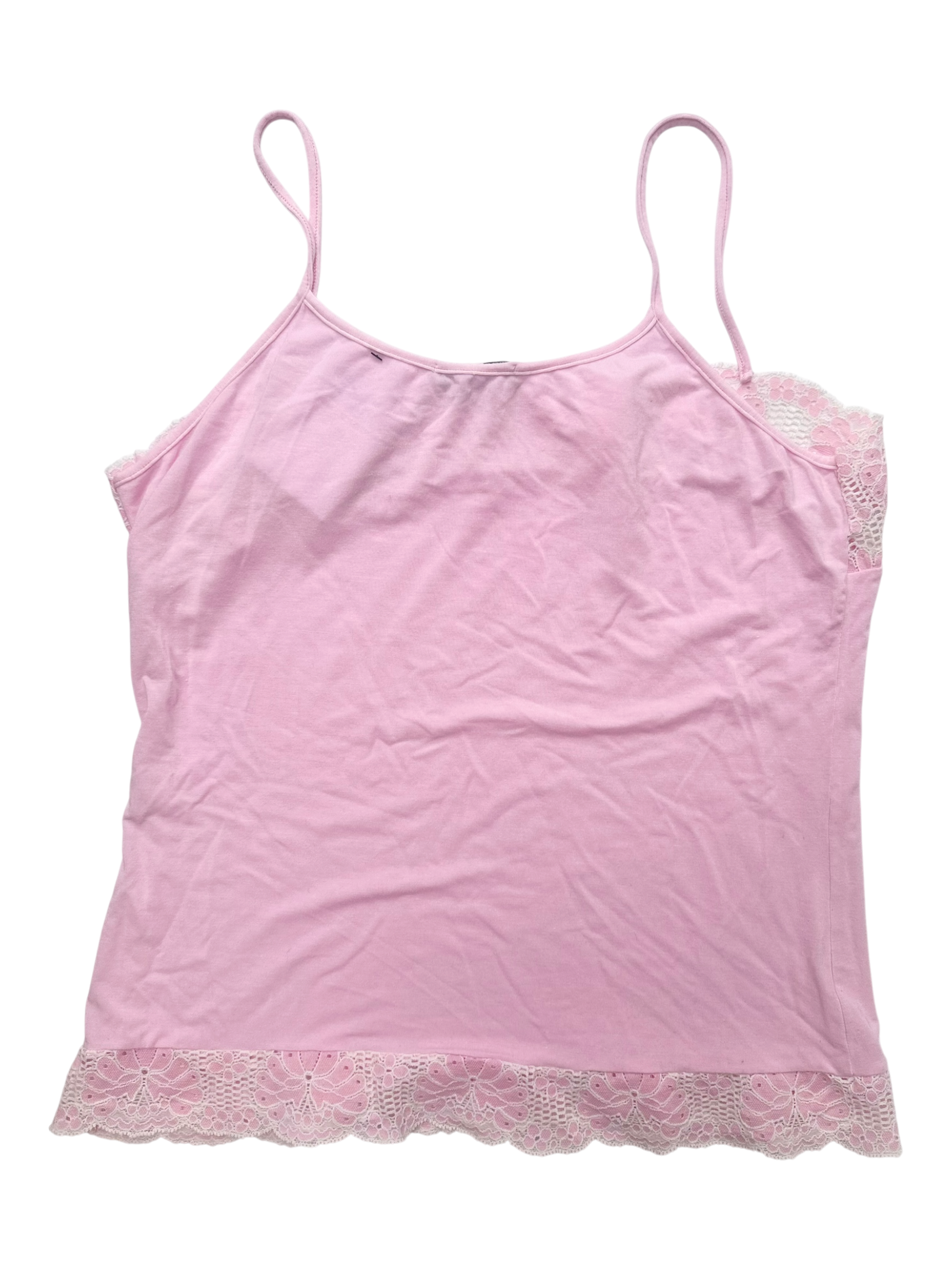 Pink top with lace
