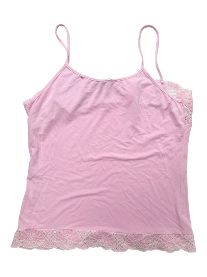 Pink top with lace