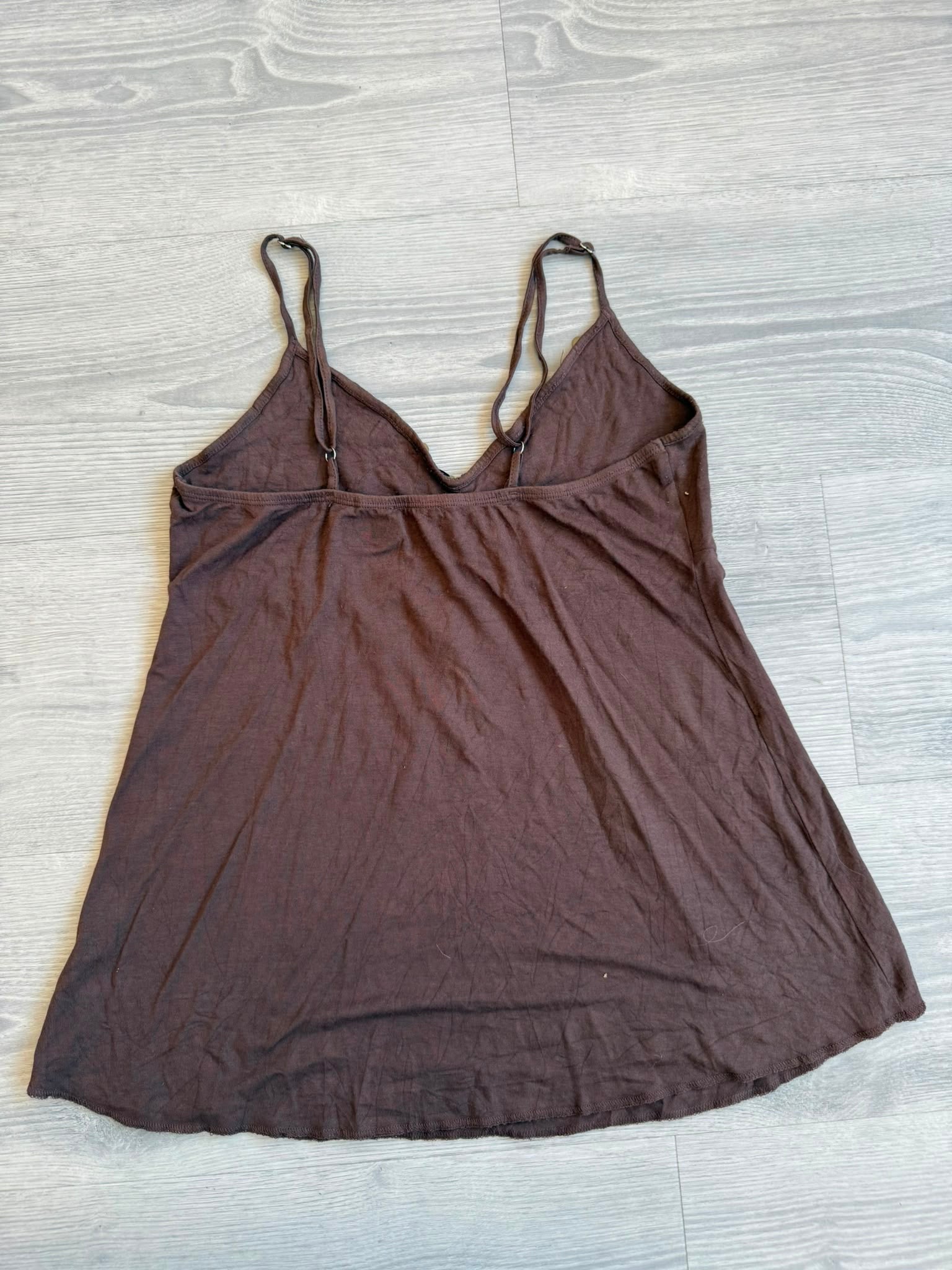 Brown glitter top