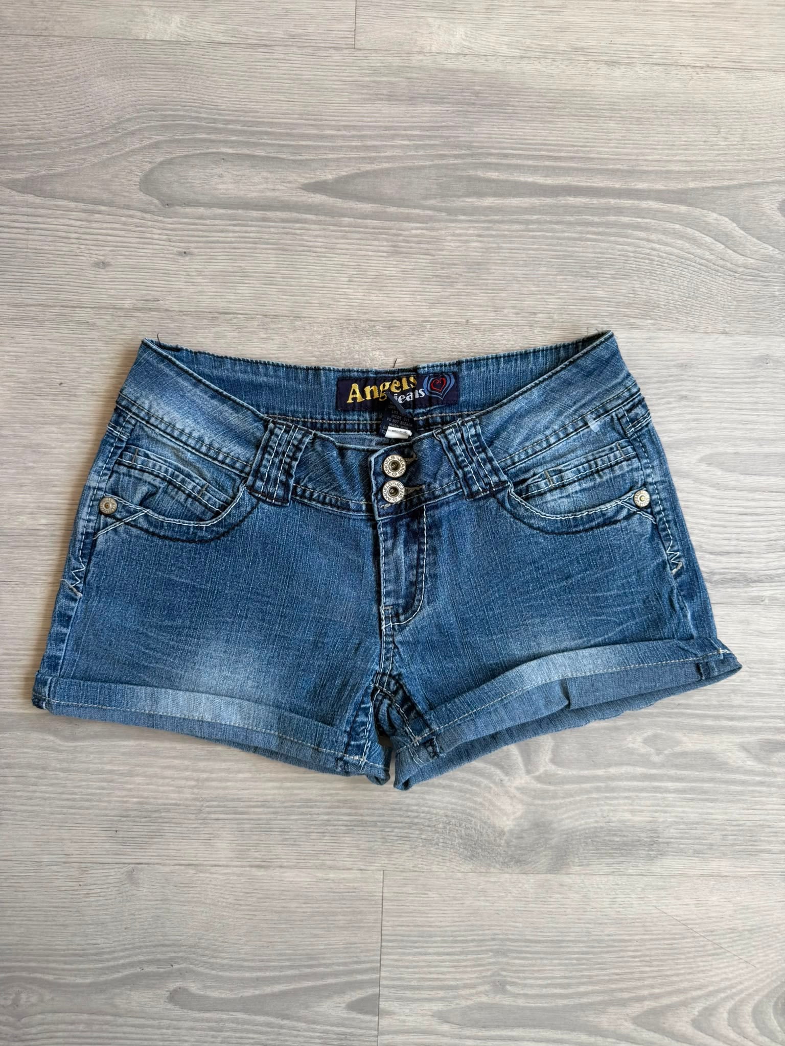 00s Embroidered Shorts