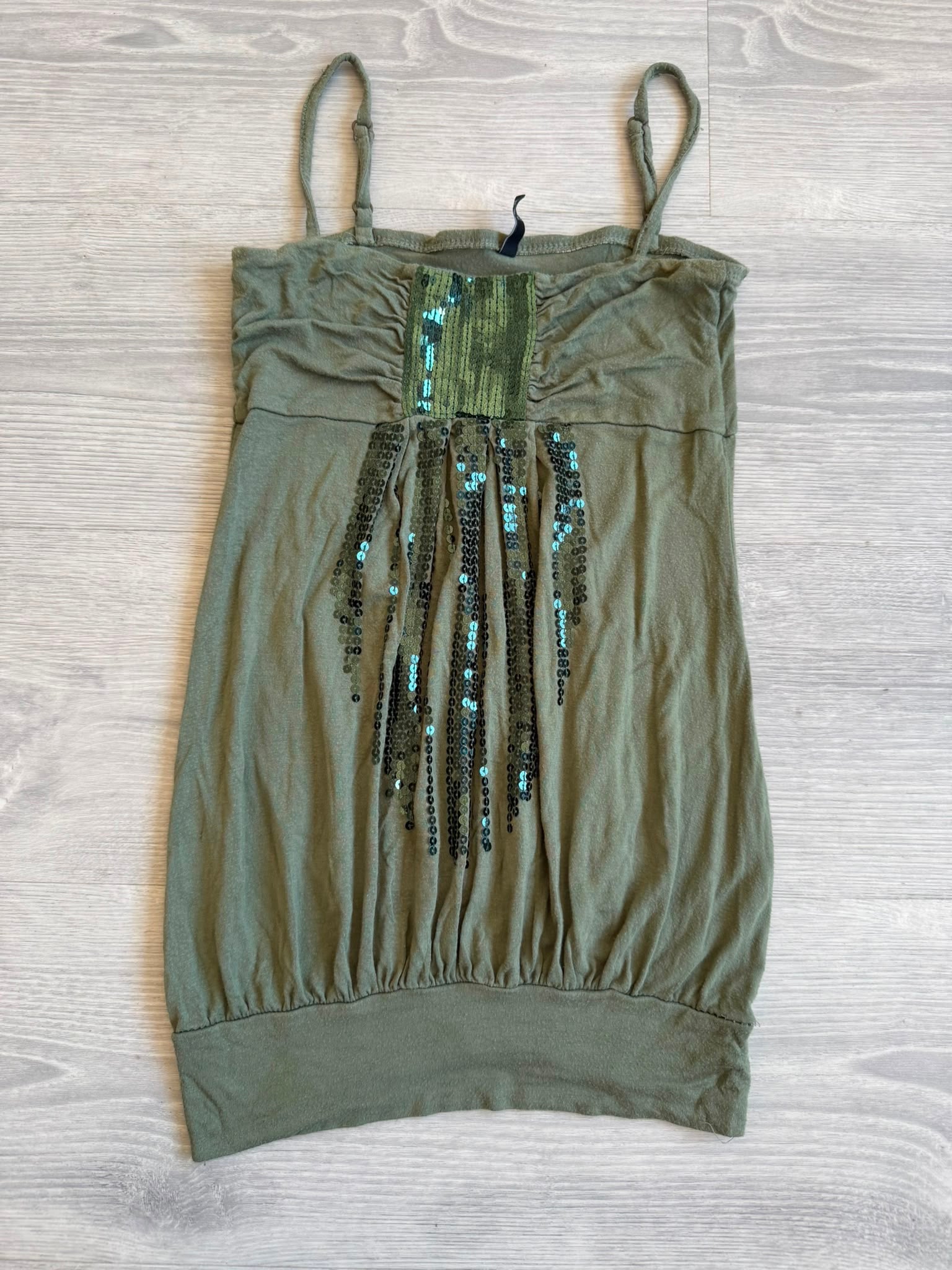 Green Sequin Top