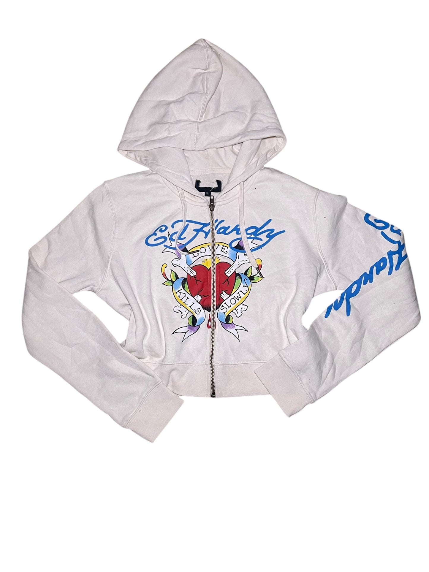 Ed Hardy Tracksuit White 1