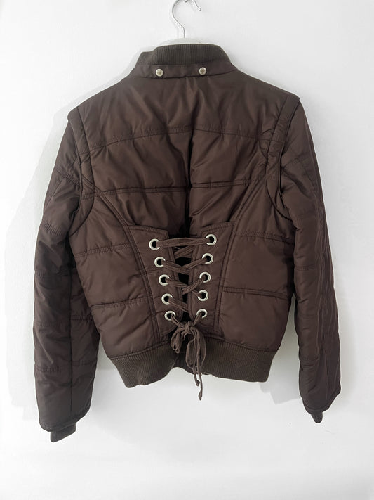Brown Corset Jacket