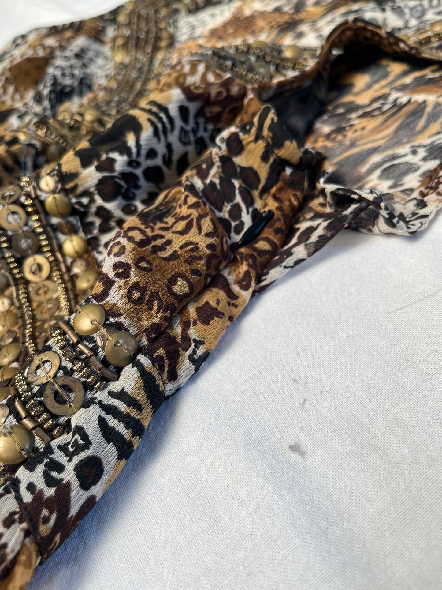 Long leopard Top #0017