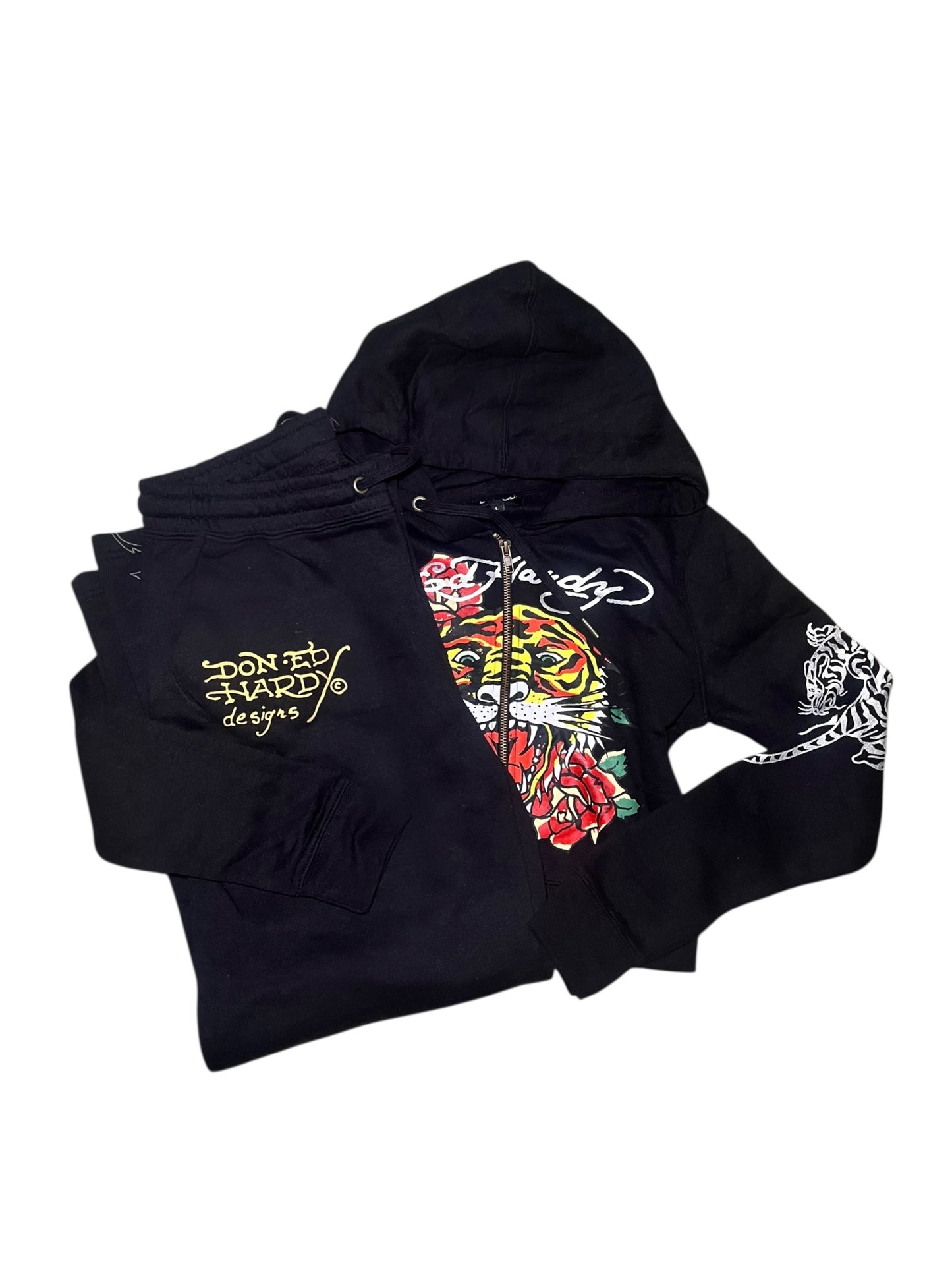 Black Ed Hardy Tracksuit