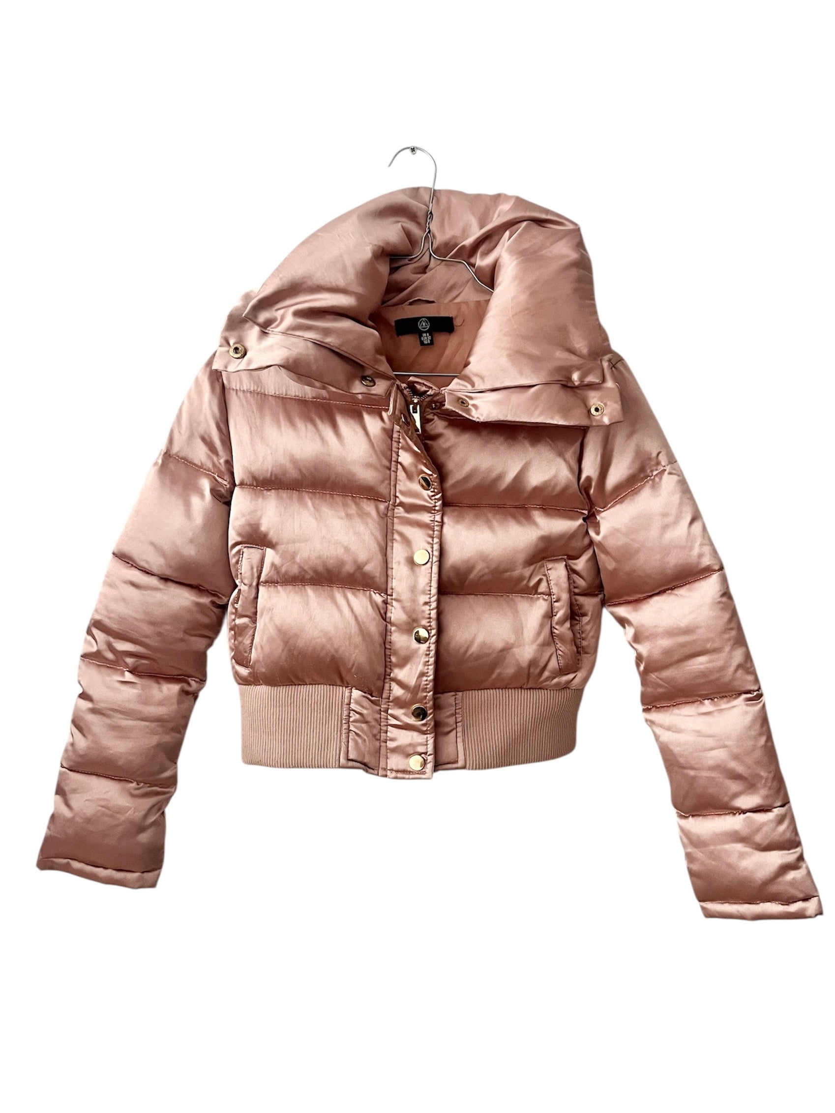 Rose Gold crop jacket