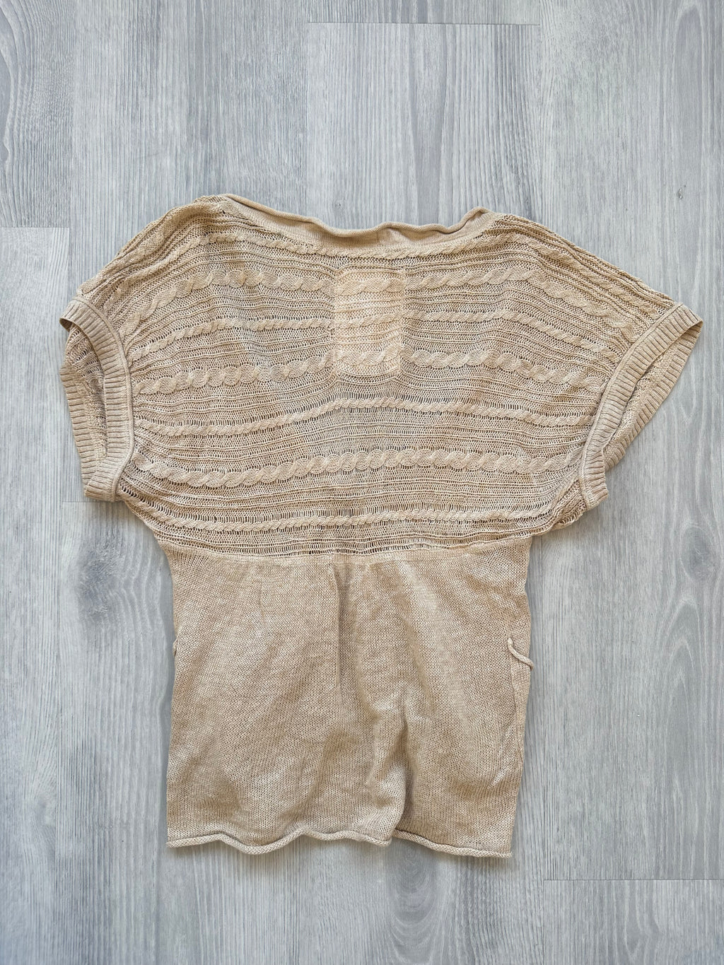 Hollister Beige Knit Bolero (S)