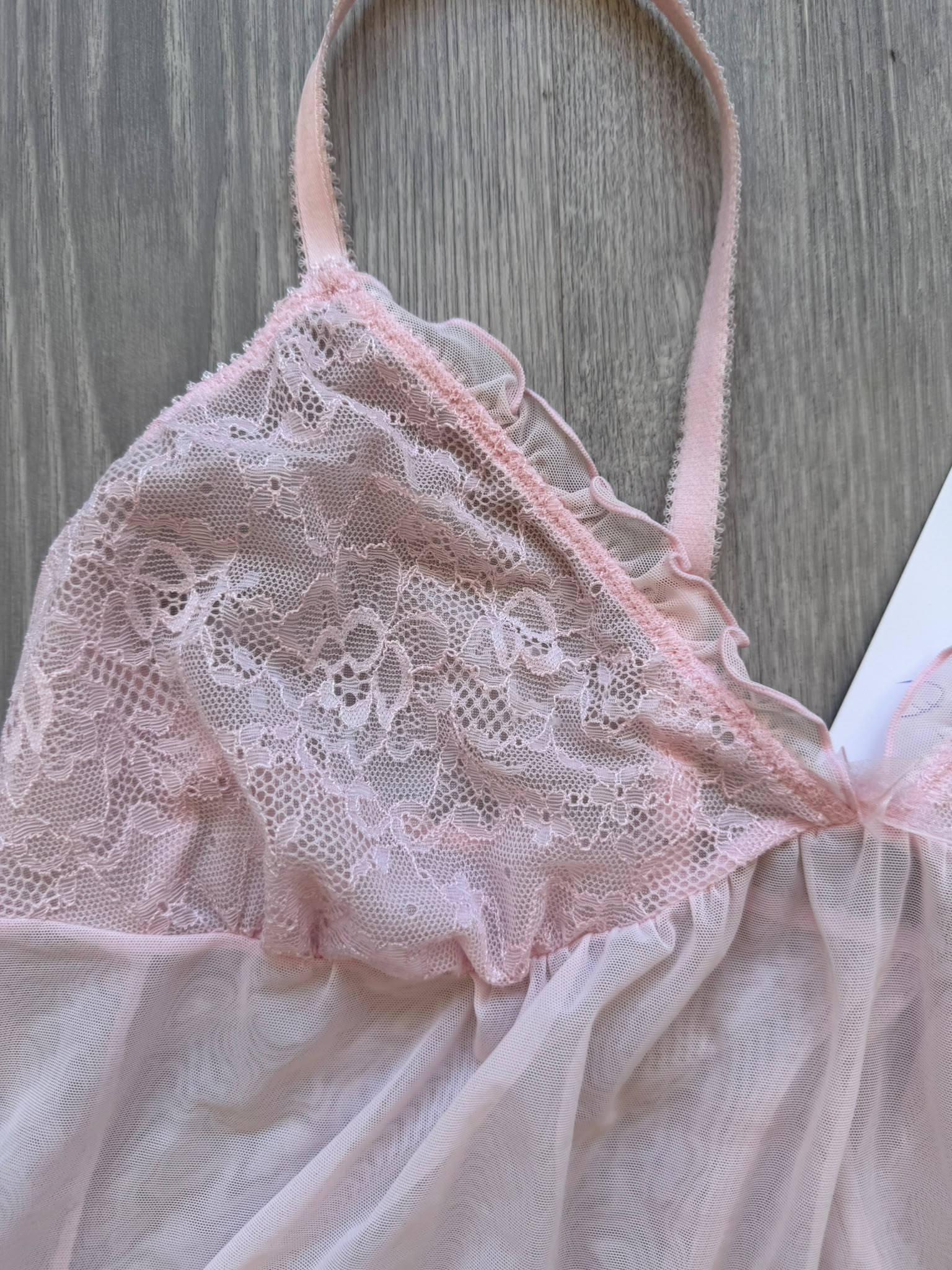 Rose Lace Mesh Cami
