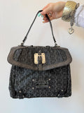 Black Monogram Guess Bag