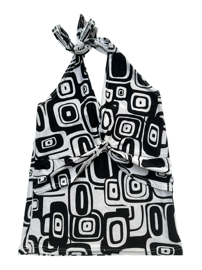 Black white neckholder