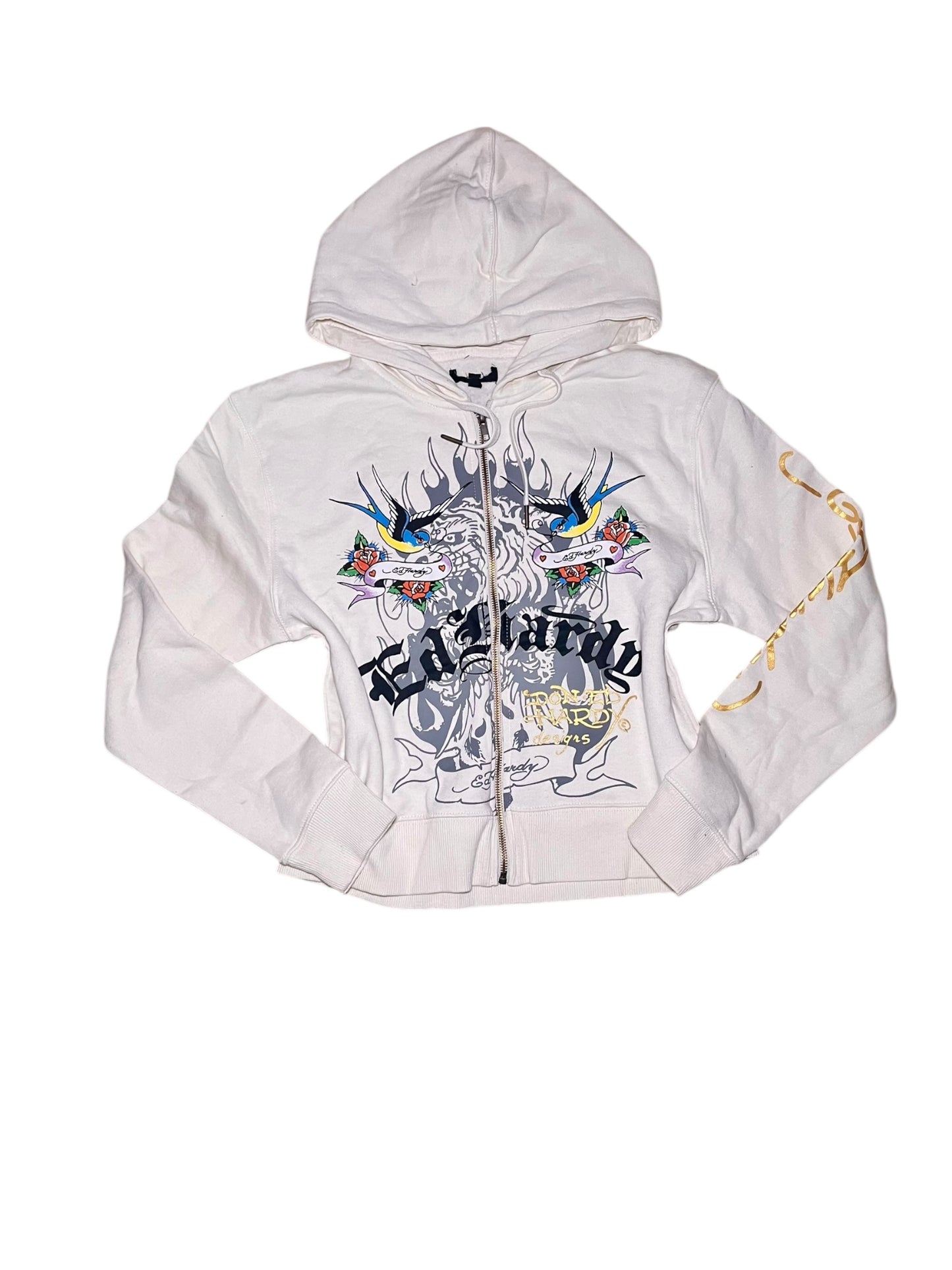 Ed Hardy Tracksuit White 2