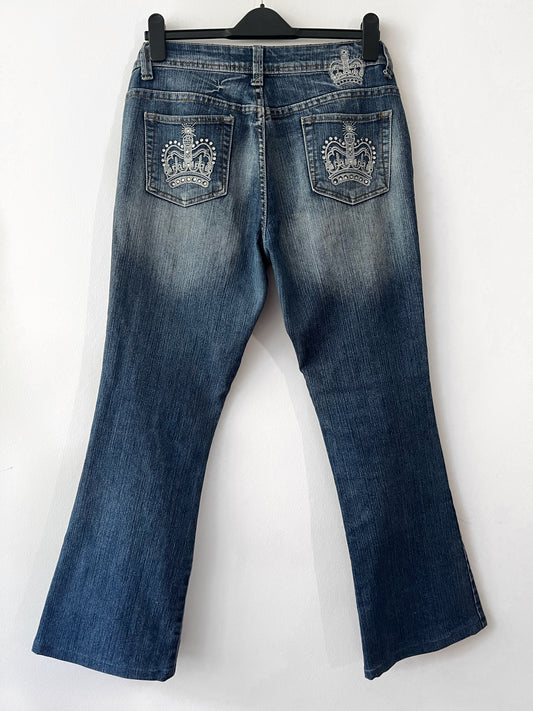 Vintage Jeans with Crowns #0051