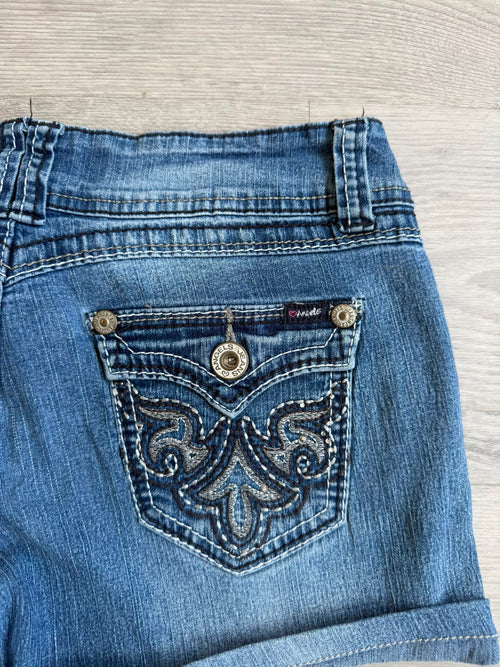 00s Embroidered Shorts