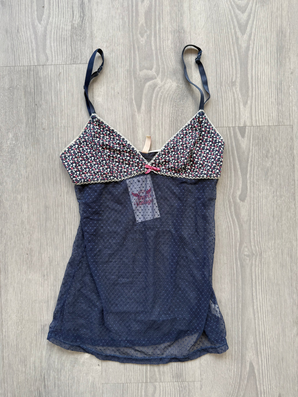 Floral blue Cami