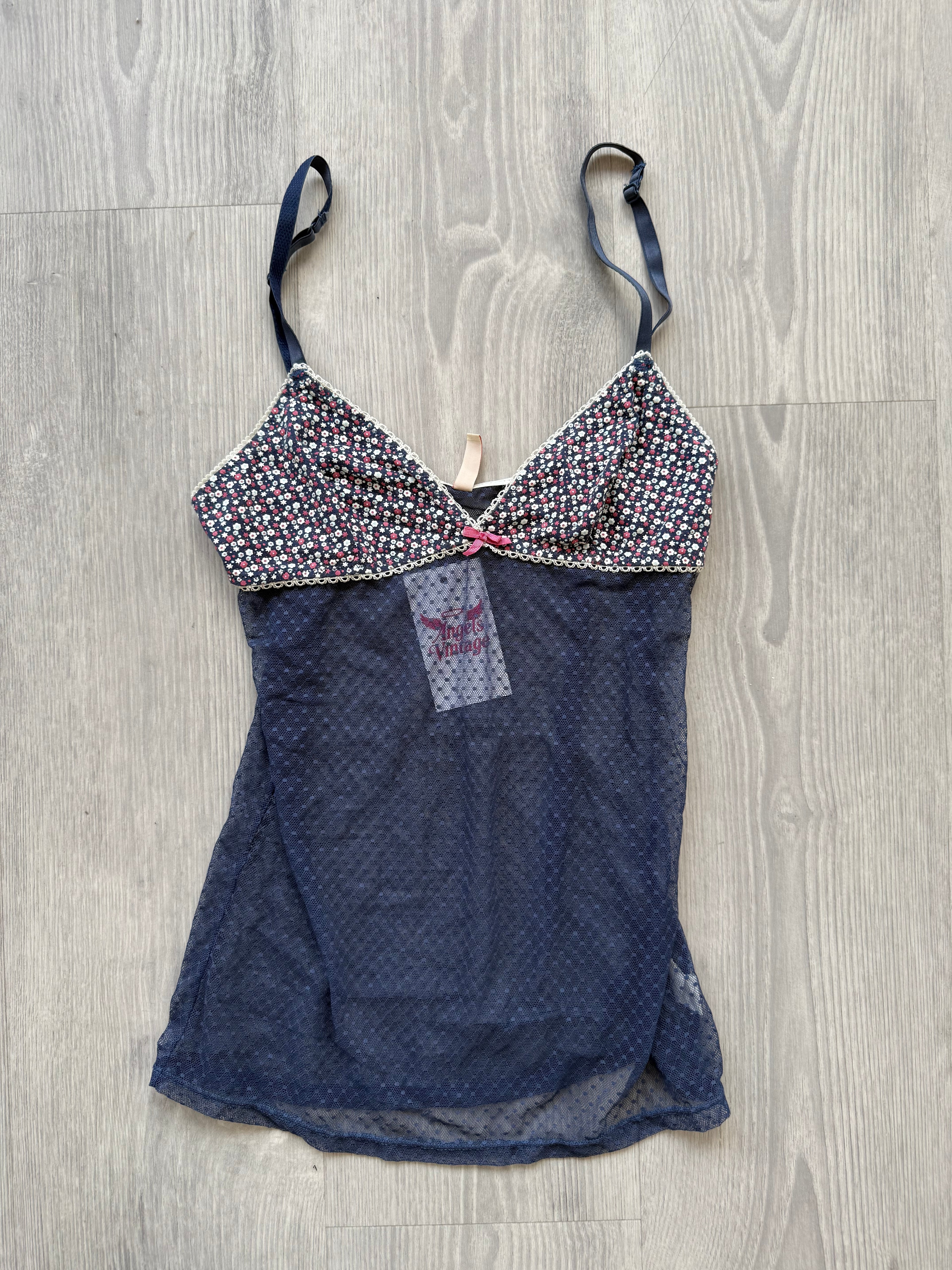 Floral blue Cami