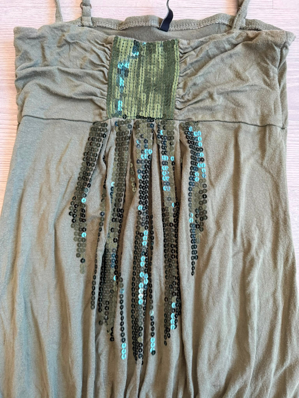 Green Sequin Top
