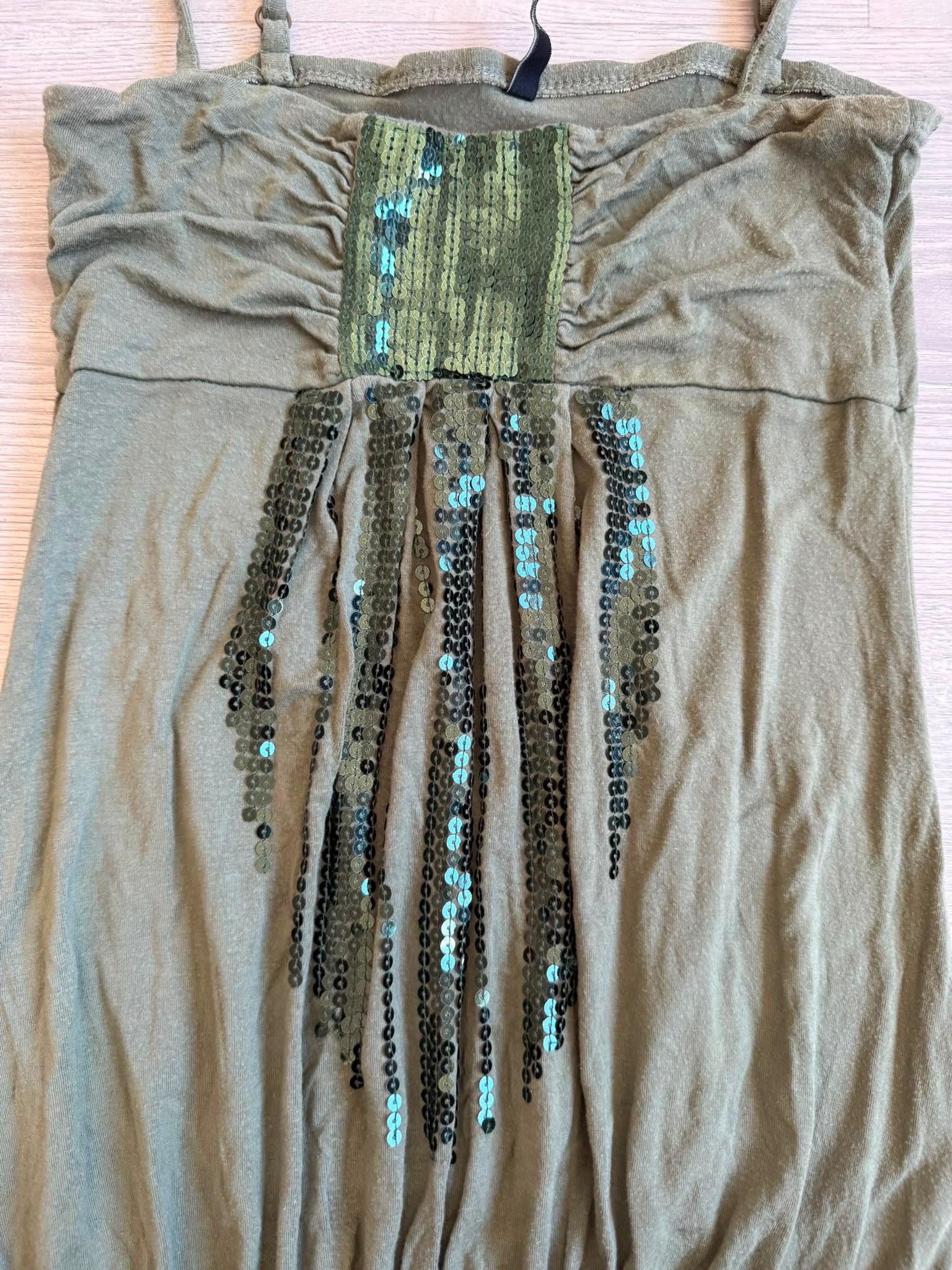 Green Sequin Top