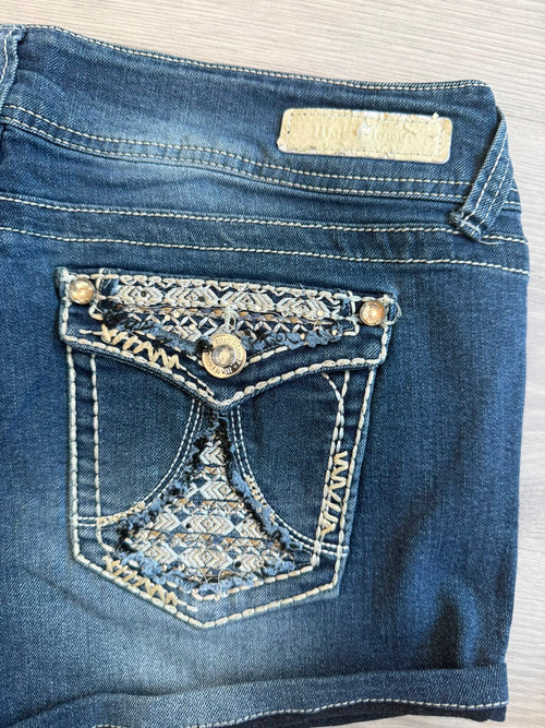 00s Embroidered Shorts