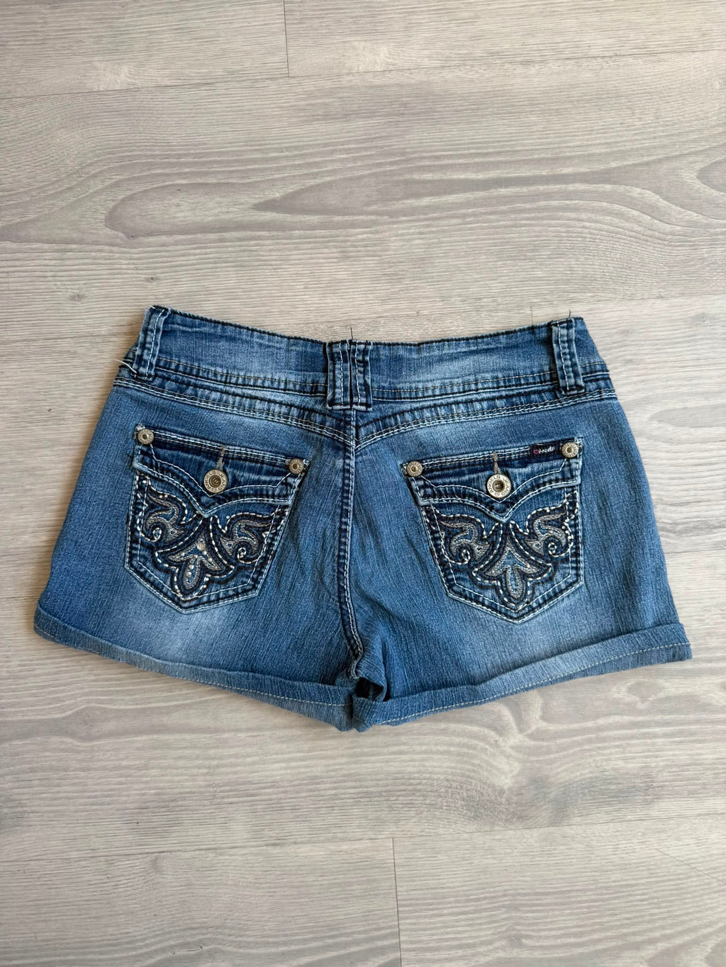 00s Embroidered Shorts