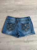 00s Embroidered Shorts