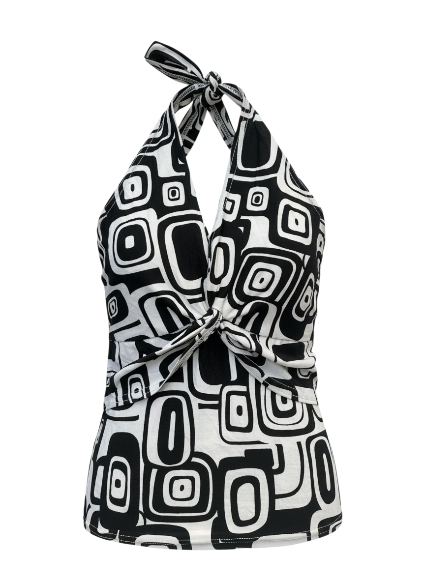 Black white neckholder