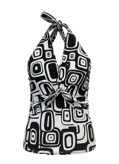 Black white neckholder