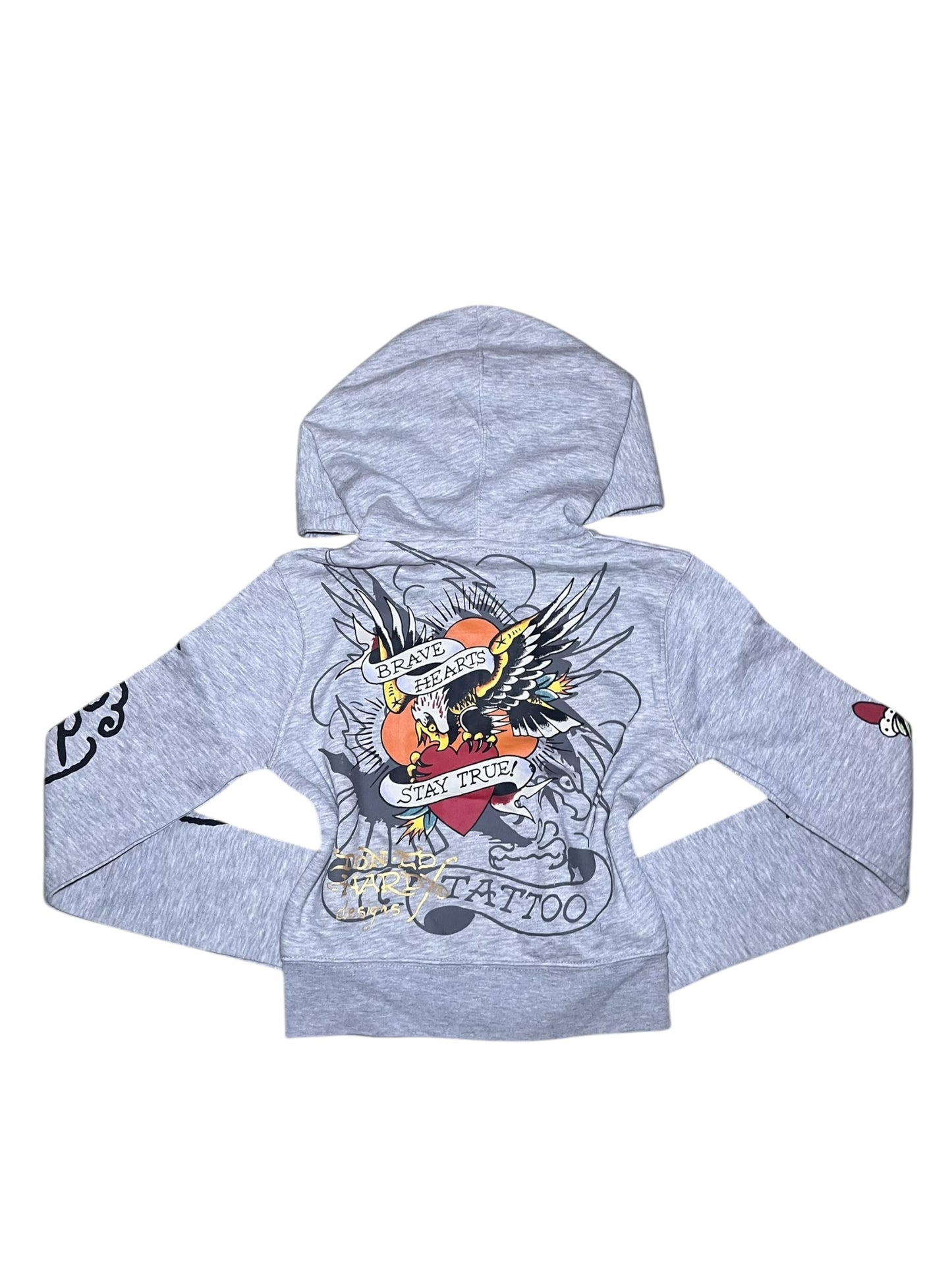 Grey Ed Hardy Tracksuit 2