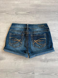 Embroidered Jeans Shorts