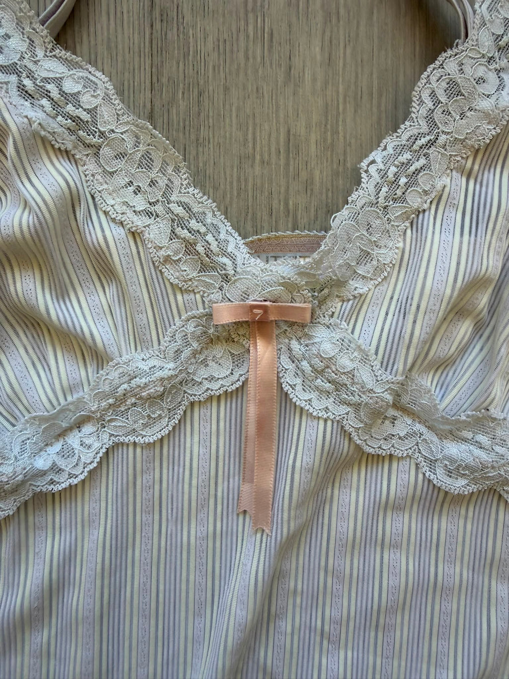 White Lace Cami with Bow
