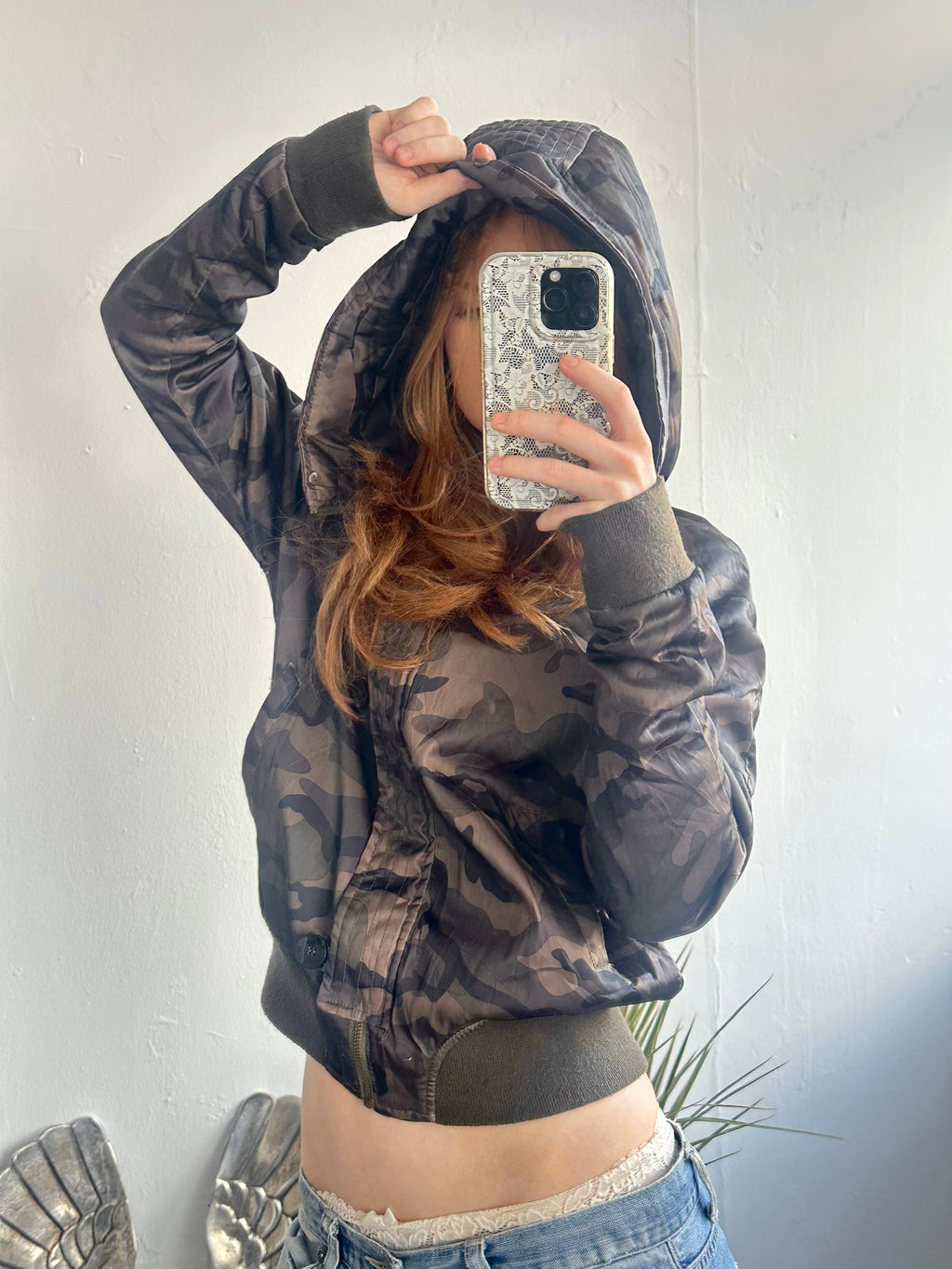 Camouflage Bomber Jacket (M)